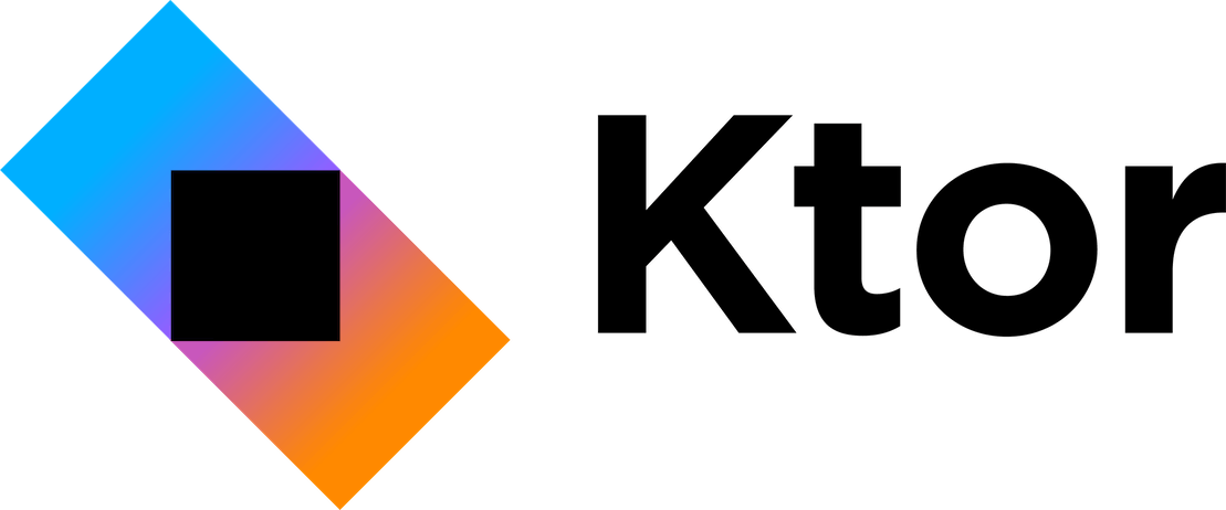 Ktor 的 Logo（來自 https://kotlinexpertise.com/kotlinktorwebdevelopment/ktor/）